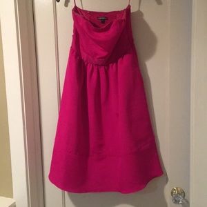 Express Strapless Dress with Pockets